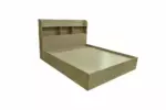 BED 1200X2000MM MELAMINE OAK