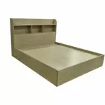 BED 1200X2000MM MELAMINE OAK