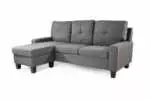 FABRIC L-SHAPE SOFA WITH REVERSIBLE R/L SIDE - Image 3