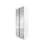WARDROBE 2 DOOR FULL MIRROR AKAMU