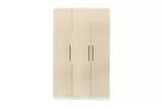 WARDROBE 3 DOOR LIGHT BROWN WITH/WITHOUT MIRROR AKAMU - Image 3