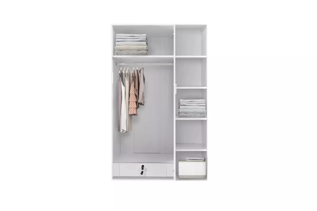 WARDROBE 3 DOOR FULL MIRROR AKAMU - Image 2