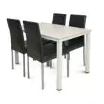 DINING SET WITH 4 CHAIRS