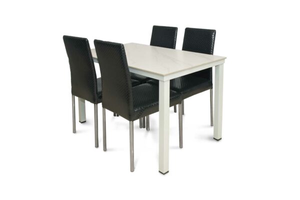 DINING SET WITH 4 CHAIRS