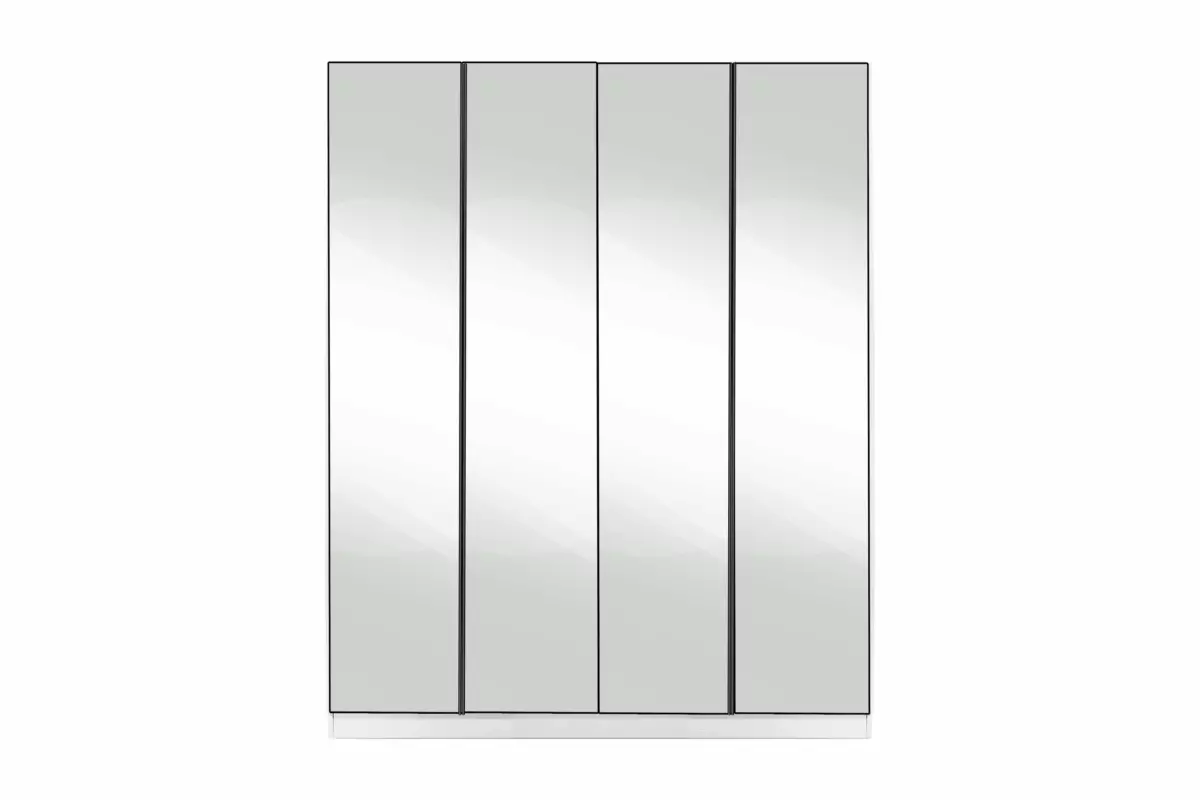 WARDROBE 4 DOOR FULL MIRROR AKAMU - Image 3