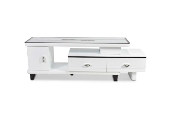 TV CABINET GLASS TOP