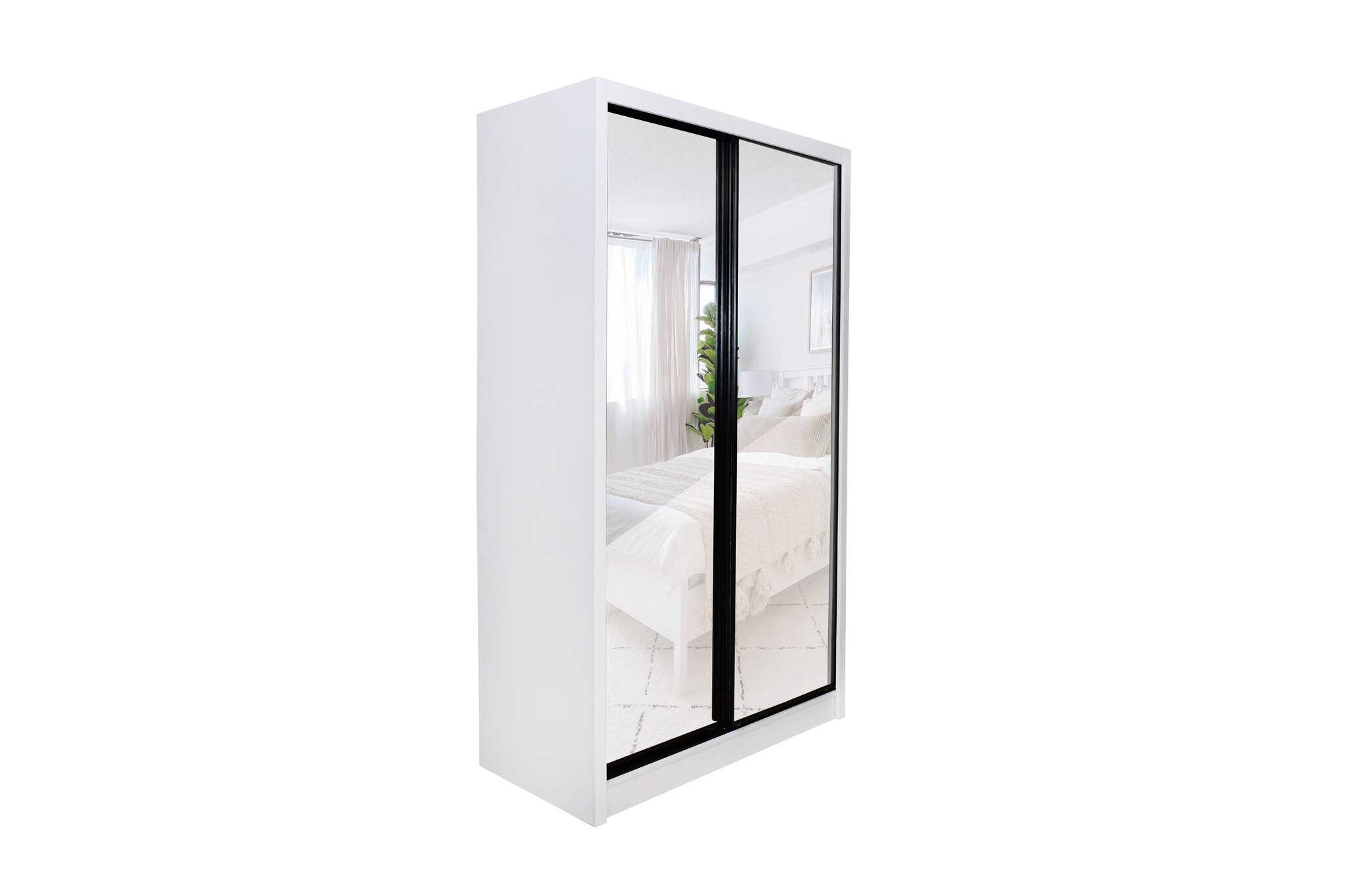 5133 (4) SLIDING WARDROBE W/ MIROOR 2 DOOR - Image 1