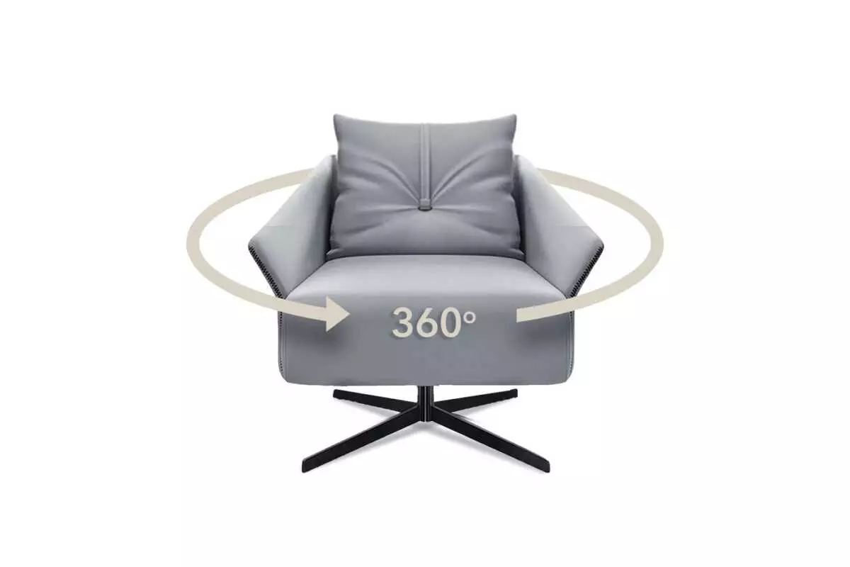 PU SWIVEL LOUNGE CHAIR - Image 3