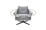 PU SWIVEL LOUNGE CHAIR - Image 3