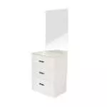 MIRROR WITH 3 CHEST DRAWERS