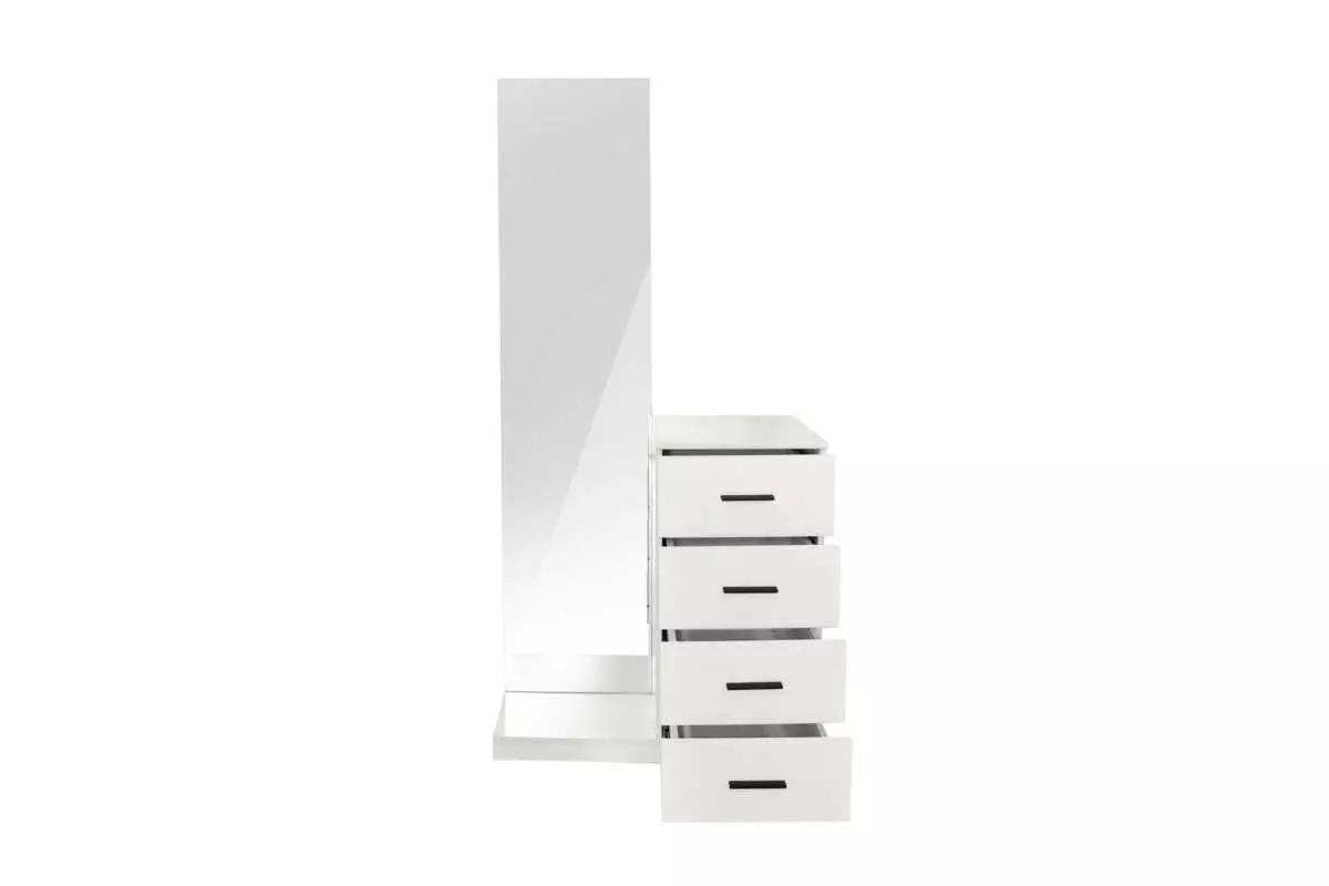 FULL HEIGHT MIRROR WITH 4 DRAWERS AKAMU - Image 4