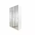WARDROBE 3 DOOR FULL MIRROR AKAMU