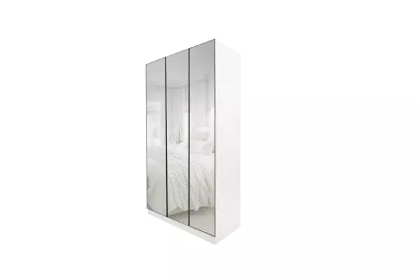WARDROBE 3 DOOR FULL MIRROR AKAMU