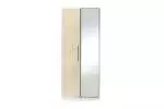 WARDROBE 2 DOOR LIGHT BROWN WITH/WITHOUT MIRROR - Image 5