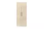 WARDROBE 2 DOOR LIGHT BROWN WITH/WITHOUT MIRROR - Image 3