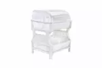 2-TIER DISH DRAINER WITH COVER