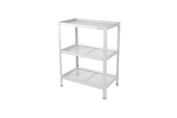 3-TIER ALUMINUM DISH DRAINER