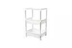 3-TIER SHELVING UNIT WITH WHEELS