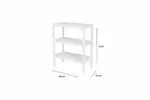 3-TIER PLASTIC SHELVING UNIT - Image 4
