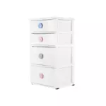 4 DRAWER CABINET WITH WHEELS