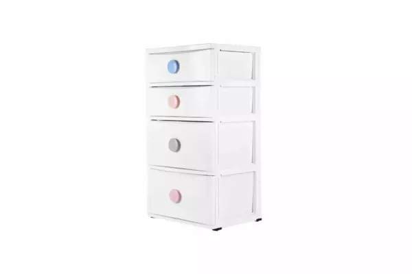 4 DRAWER CABINET WITH WHEELS
