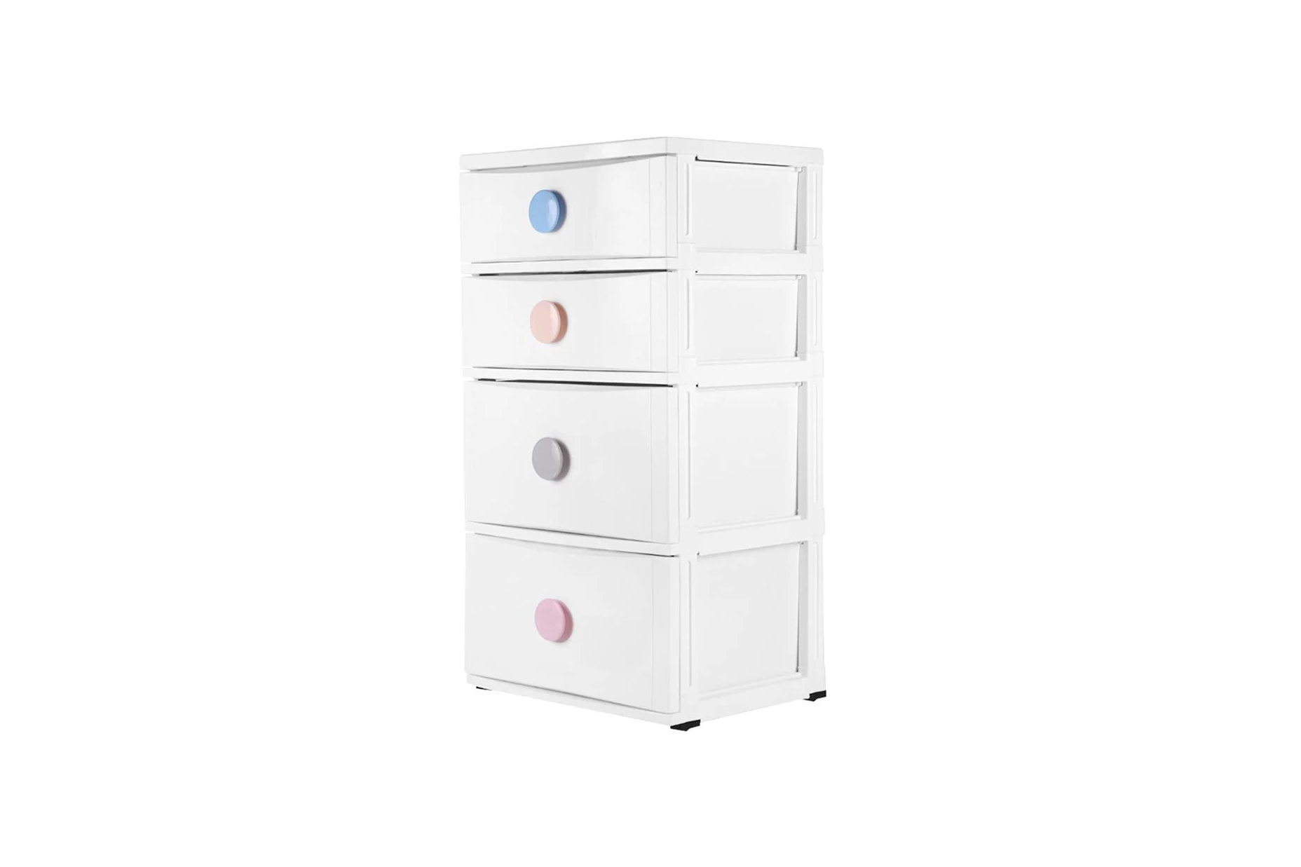 5240 4 DRAWER CABINET WITH WHEELS - Image 1