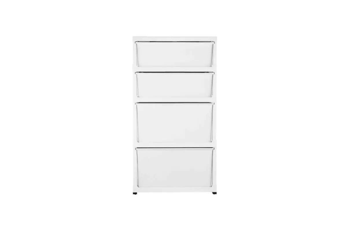 4 DRAWER CABINET WITH WHEELS - Image 4
