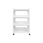 4-TIER SHELVING UNIT WITH WHEELS