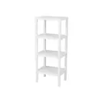 4-TIER PLASTIC SHELVING UNIT
