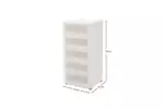 5 DRAWER CABINET WITH WHEELS - Image 3