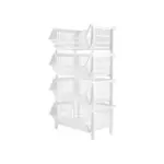 4-TIER BASKET SHELVING UNIT