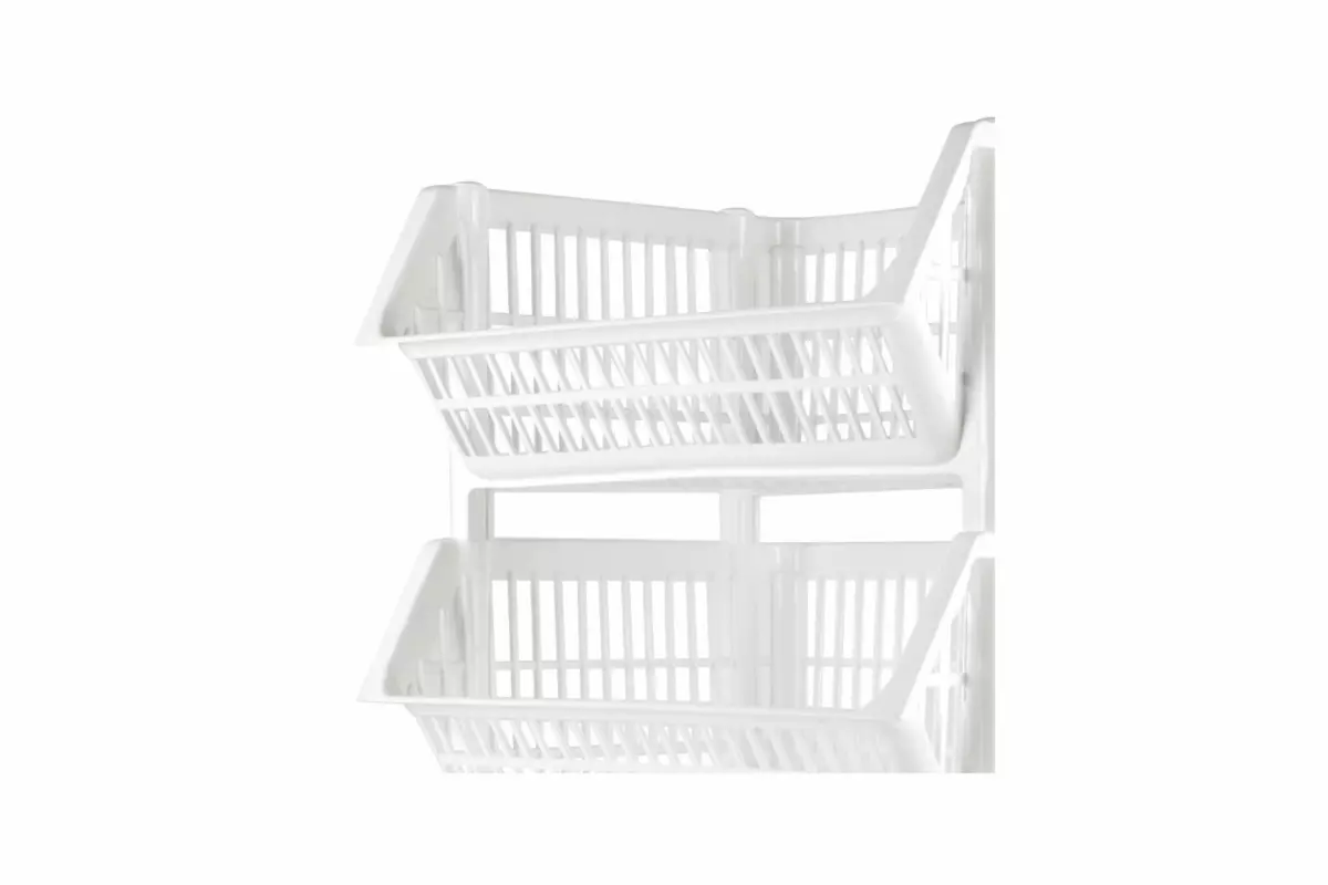 4-TIER BASKET SHELVING UNIT - Image 2