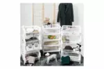4-TIER BASKET SHELVING UNIT - Image 3