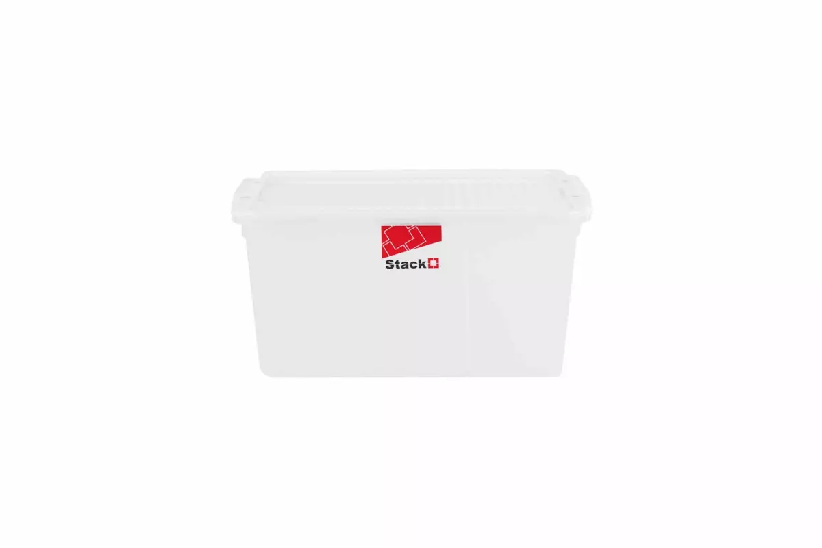STORAGE BOX WITH LID AND WHEELS 35.5L - Image 2