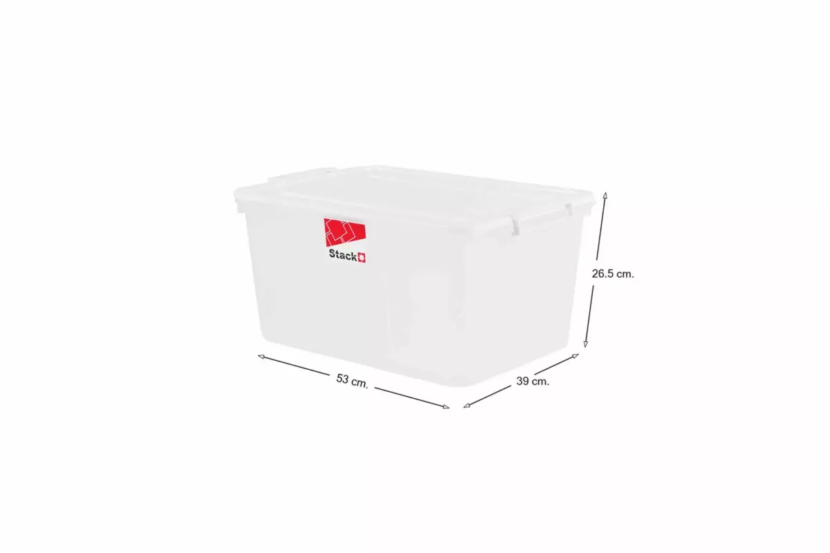 STORAGE BOX WITH LID AND WHEELS 35.5L - Image 4