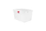 STORAGE BOX WITH LID AND WHEELS 66L