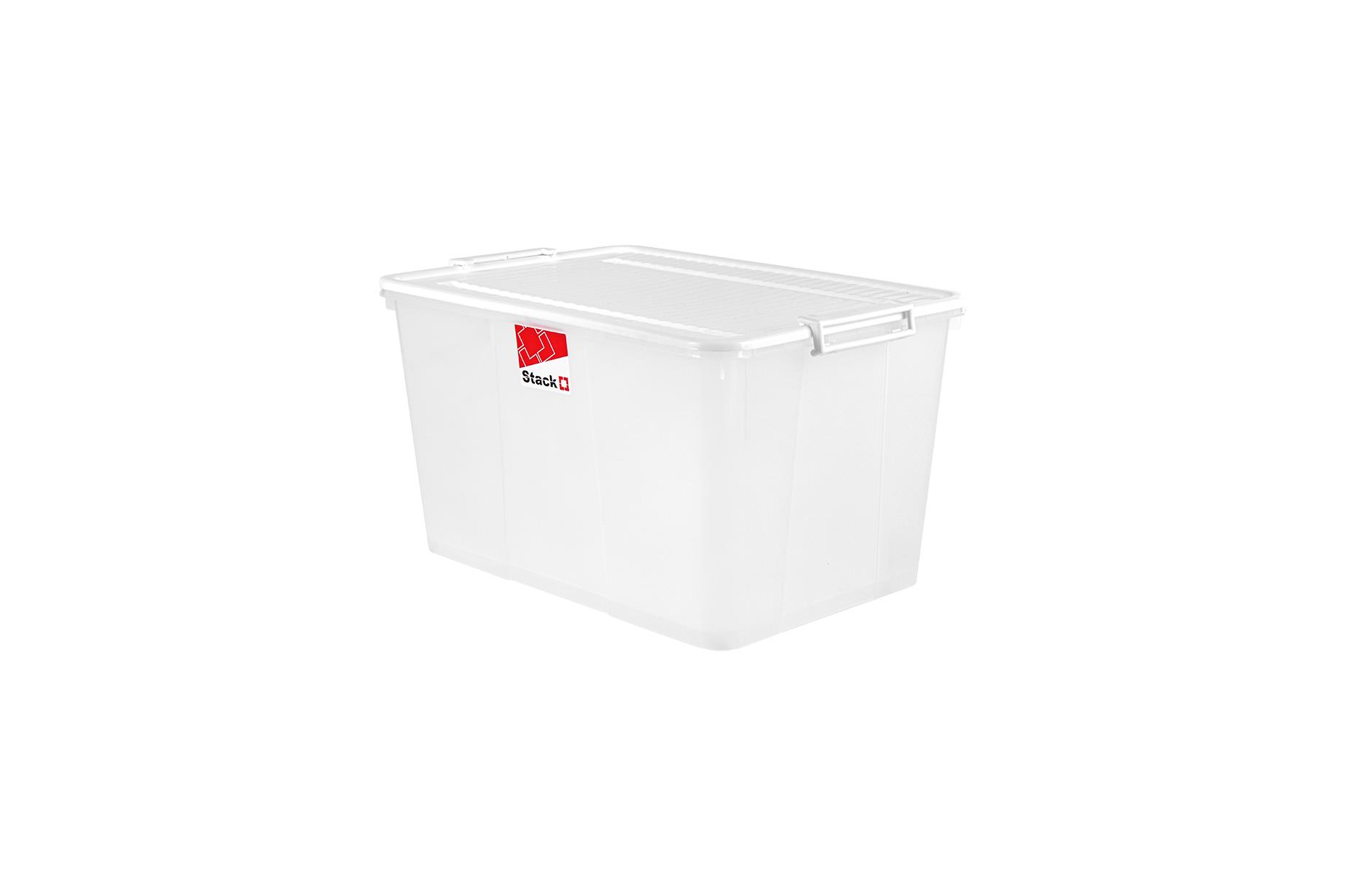 5268 STORAGE BOX WITH LID AND WHEELS 66L - Image 1