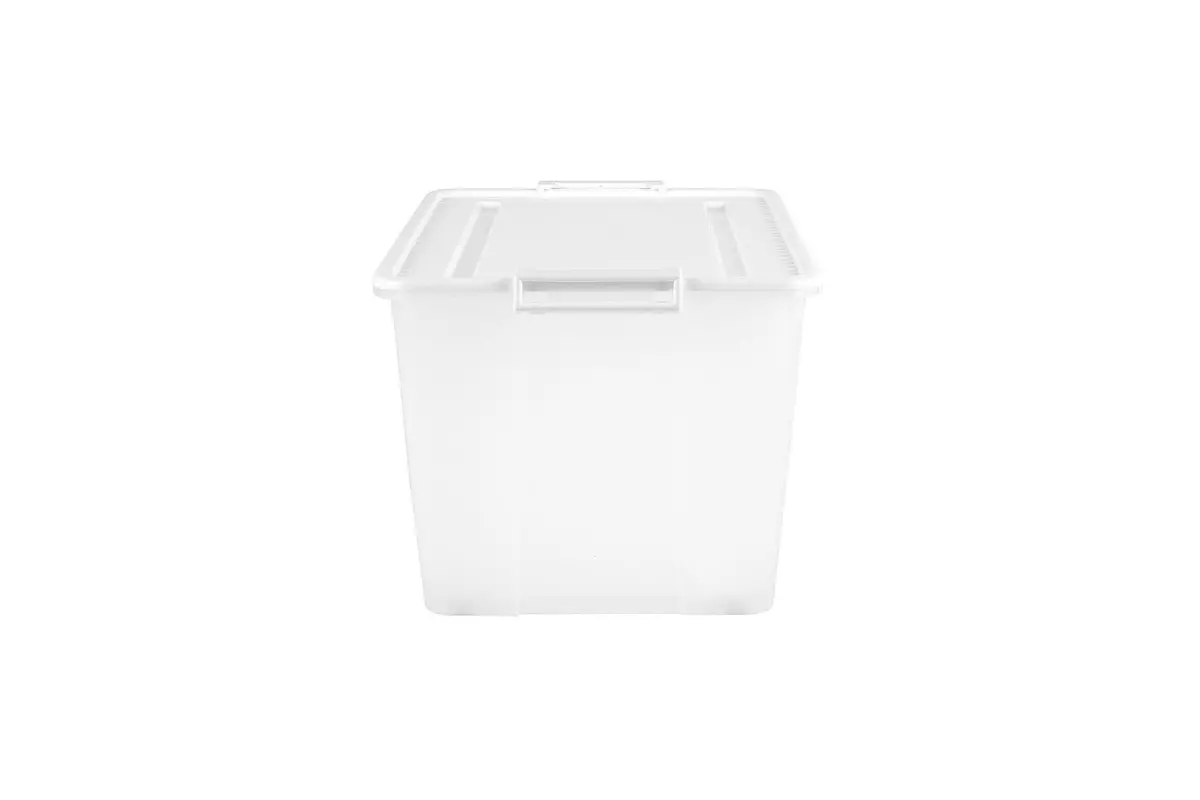 STORAGE BOX WITH LID AND WHEELS 66L - Image 2