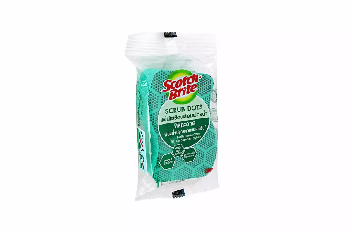 SPONGE WITH SCOURING PAD AND SCRUB DOTS SCOTCH-BRITE - Image 2