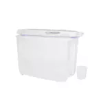 PLASTIC RICE STORAGE CONTAINER + MEASURING CUP 10KG