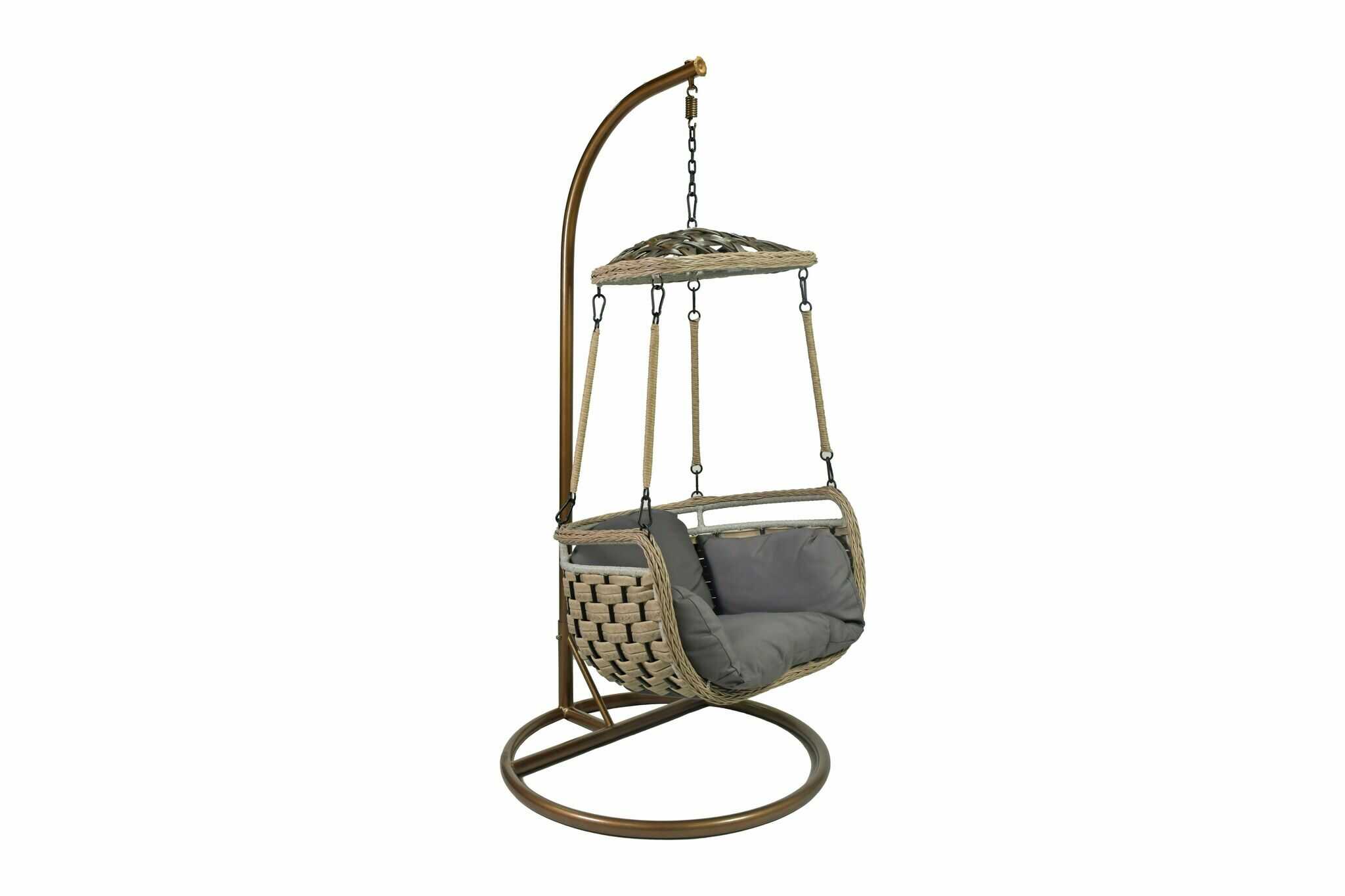 5359 (2) SWING CHAIR WITH CUSHION - Image 1