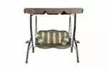 SWING CHAIR WITH CUSHION AND CANVAS SHADE - Image 2