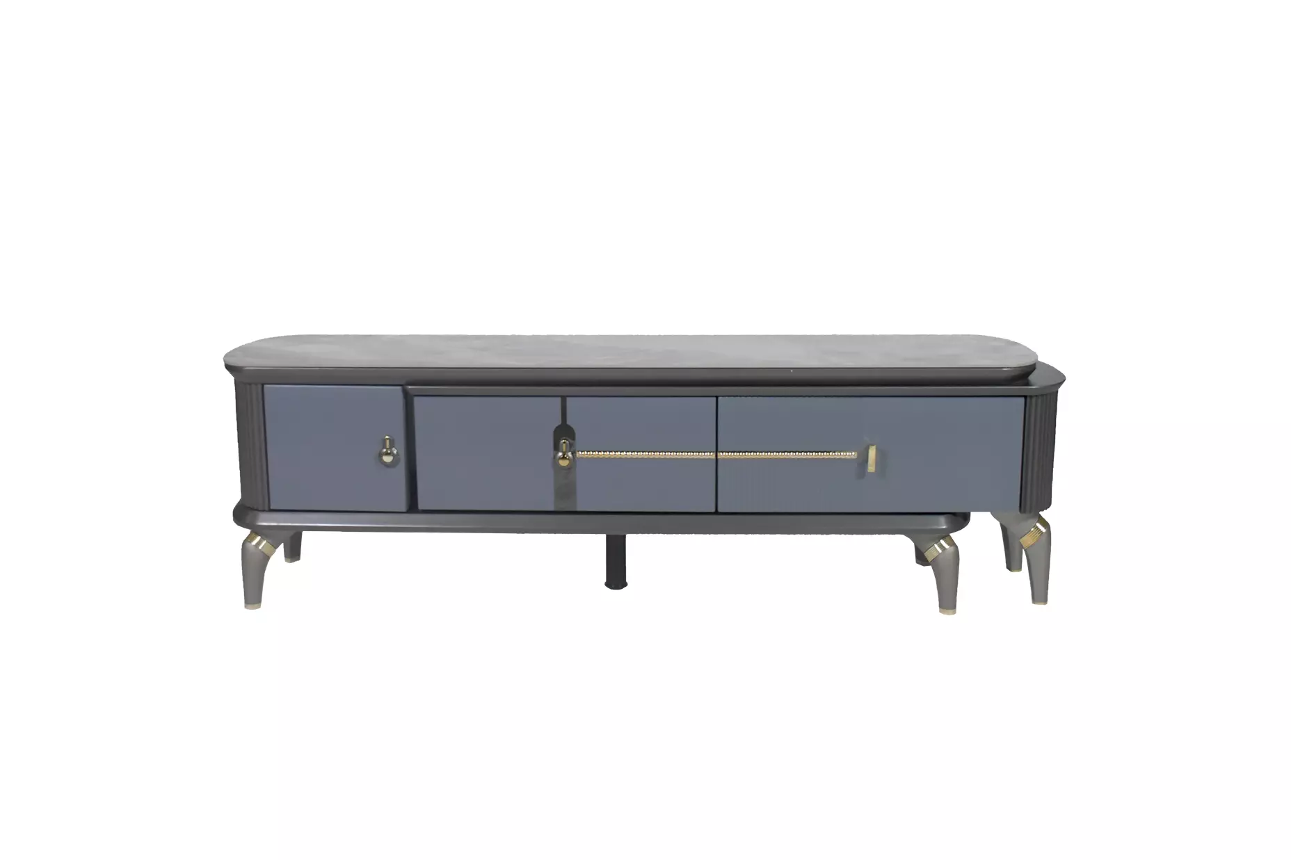 TV CABINET STONE TOP