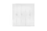 WARDROBE 5 DOOR WHITE AKAMU - Image 2