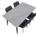 DINING SET WITH 4 CHAIRS