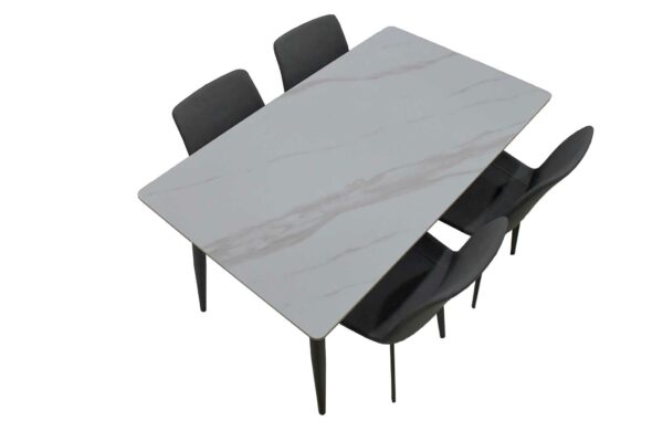 DINING SET WITH 4 CHAIRS