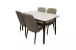 DINING SET WITH 4 CHAIRS