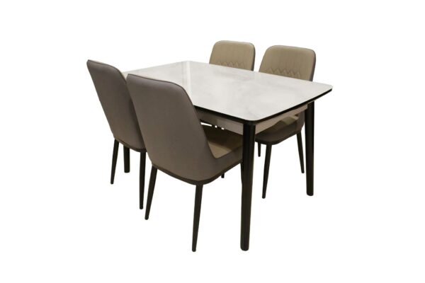 DINING SET WITH 4 CHAIRS
