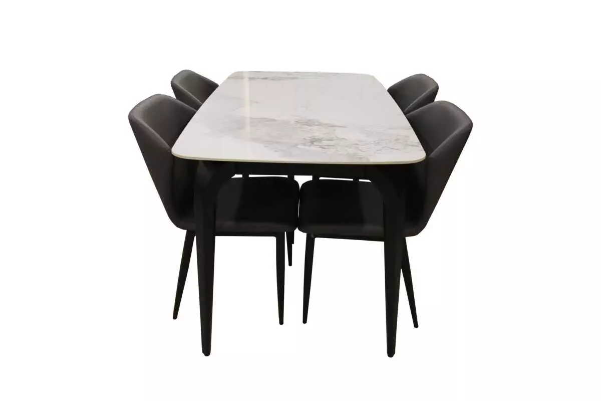 DINING SET WITH 4 CHAIRS - Image 3