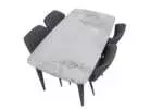 DINING SET WITH 4 CHAIRS - Image 2